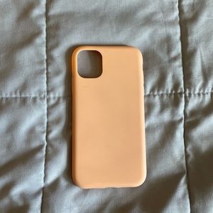 Iphone 11 peach case